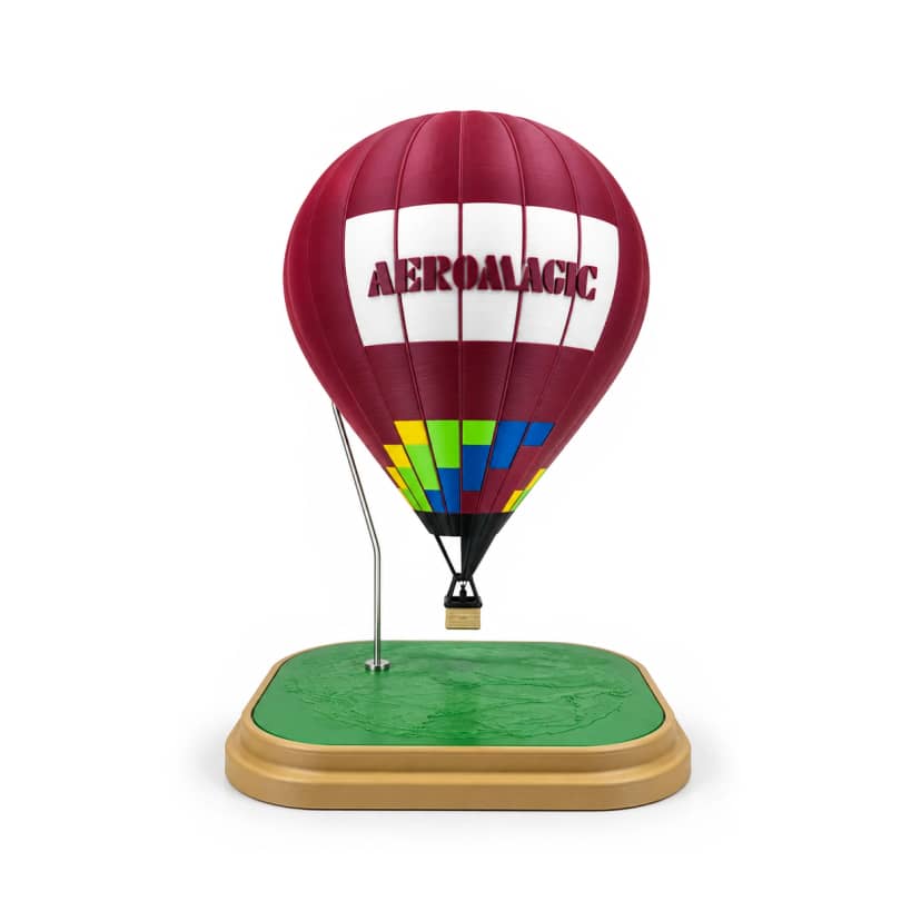 Miniatura Balão de Ar Quente Aeromagic Bordô