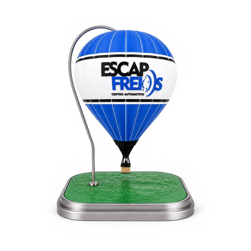 Miniatura Balão de Ar Quente Escap Freios Centro