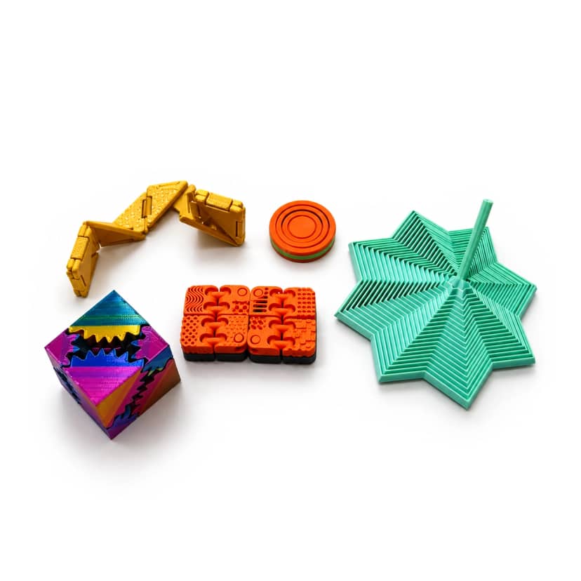 Kit Sensorial Fidget para TDAH com 5 Peças de Movimento
